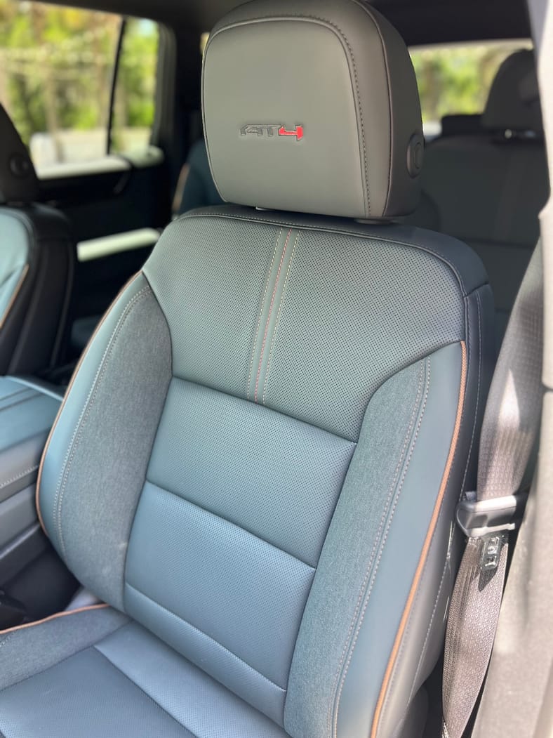 2024 GMC Acadia First Drive: This Redesigned 3-Row SUV Gets It Right, With One (Possible) Exception 12 The Seats In The 2024 Gmc Acadia At4 Are Designed With Layers Of Detail For Comfort And Durability