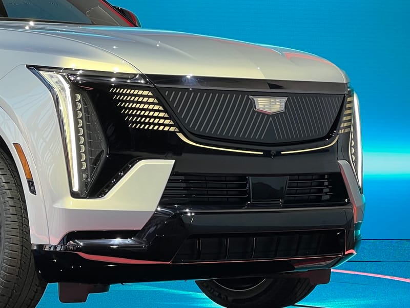 Why We're So Excited to Drive the Cadillac Escalade IQ... It'll Be Worth the Wait 15 The Signature Front Grille Of The Cadillac Escalade Iq
