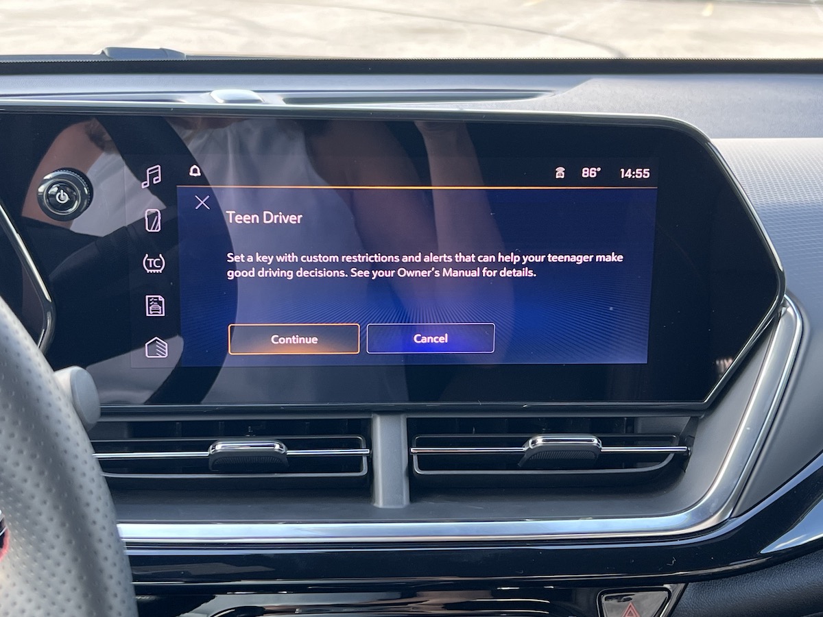 2024 Chevrolet Trax: This Could Possibly Be Your Ideal First (or Last) Car 6 The Teen Driver Feature In The 2024 Trax
