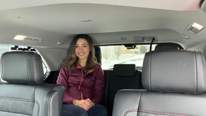 The Best 3-row SUVs Under $40,000 for Back To School Carpools, Family Travel and Daily Driving 3 The Third Row Is Slightly Less Accommodating For Adults (See My Head Touching The Ceiling). But Three Smaller Kids Would Fit Back Here! Photo: Allison Bell