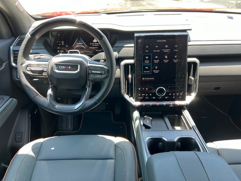 2024 GMC Acadia First Drive: This Redesigned 3-Row SUV Gets It Right, With One (Possible) Exception 4 The View From The Driver'S Seat In The 2024 Gmc Acadia
