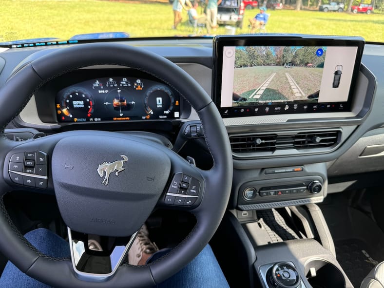 The Baby Bronco Grows Up: 2025 Ford Bronco Sport First Drive 12 The View From The Driver'S Seat In The 2025 Ford Bronco Sport