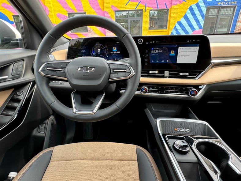 2025 Chevrolet Equinox First Drive: This Sensible SUV Is Now Sportier And More Tech-Filled 6 The View Of The Cront Seat In The 2025 Chevrolet Equinox
