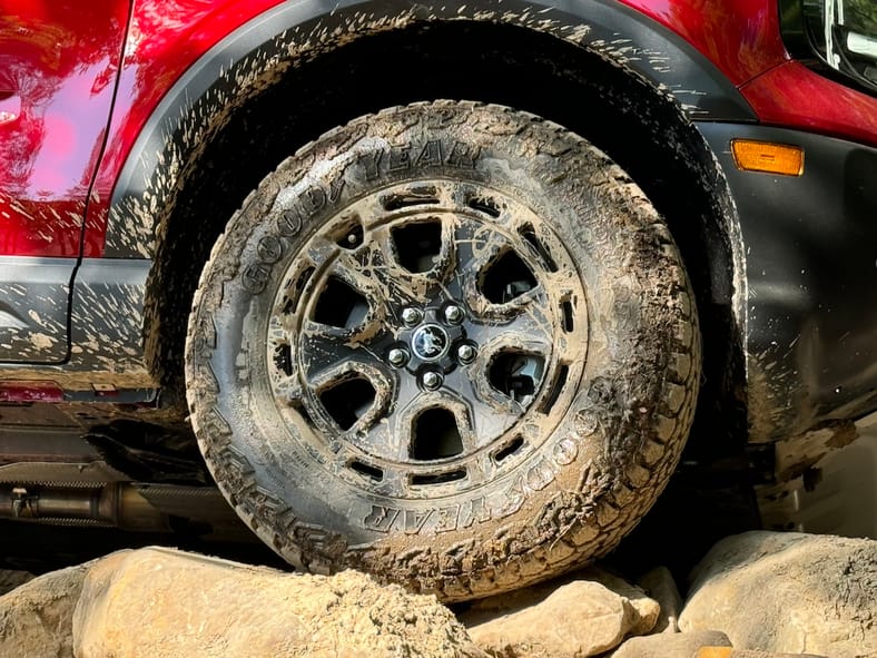 The Baby Bronco Grows Up: 2025 Ford Bronco Sport First Drive 4 These Tires Are Designed To Go Over Any Terrain, Too In The 2025 Ford Bronco Sport