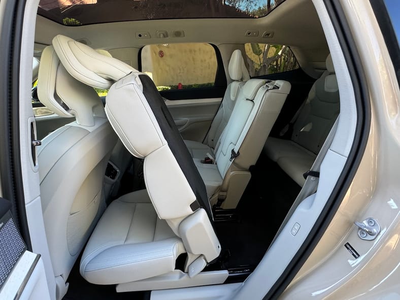 2025 Volvo EX90 First Drive: The All Electric 3-Row SUV You’ve Been Waiting For 12 Third Row Access In The 2025 Volvo Ex90