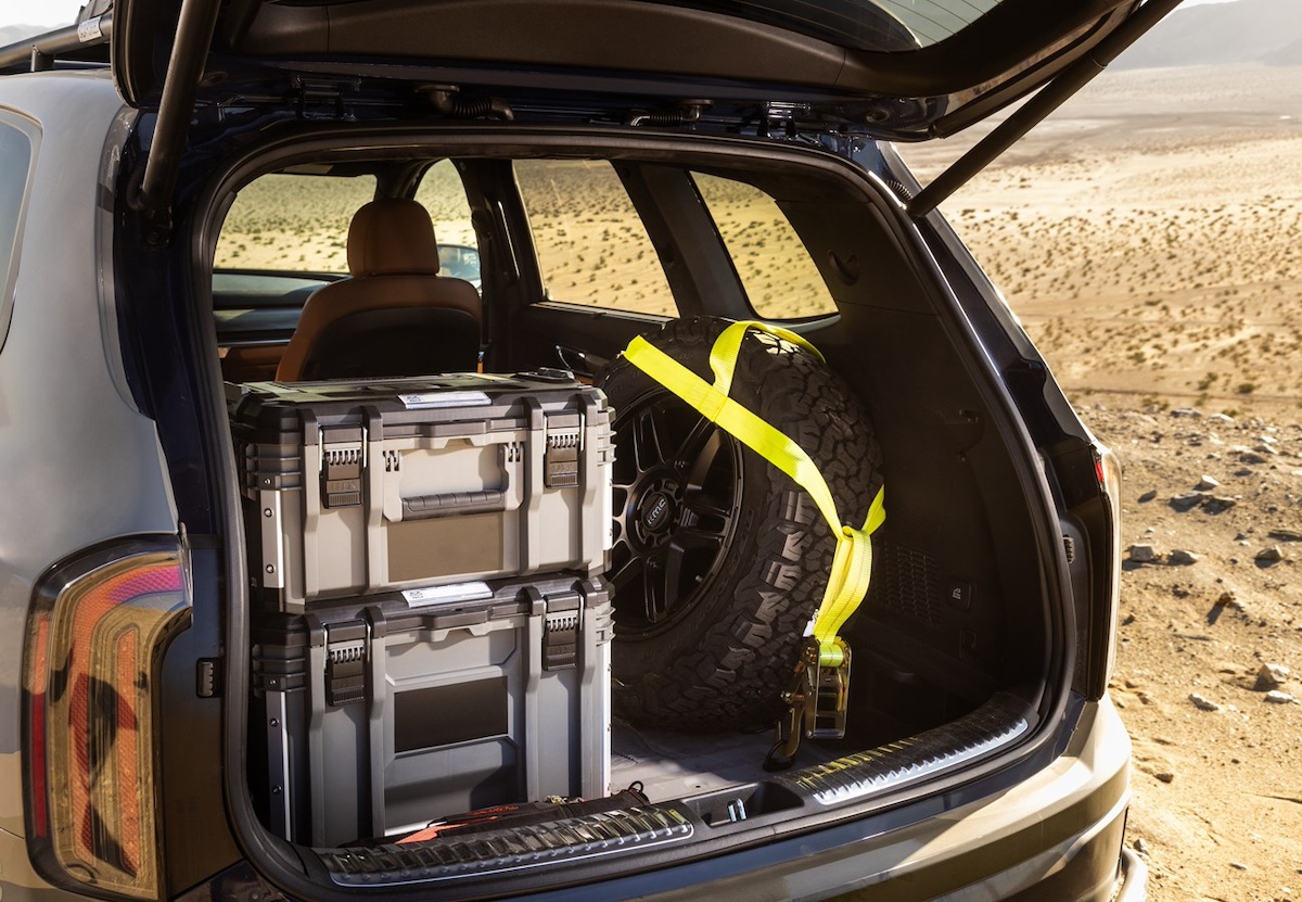You Can Do Hard Things, and the Kia Telluride Team Proved it at the 2023 Rebelle Rally 4 Team Kialoha'S Cargo Space. Photo: Kia