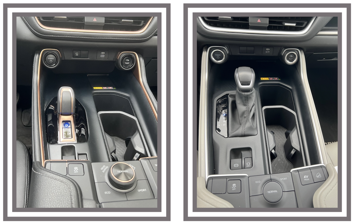 2024 Toyota Grand Highlander First Drive: A Roomy, Luxe 3-row SUV That’s Easy on Gas 9 A Girls Guide To Cars | 2024 Toyota Grand Highlander First Drive: A Roomy, Luxe 3-Row Suv That’s Easy On Gas - Center Consoles Side By Side
