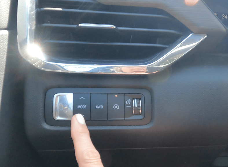 2024 GMC Acadia First Drive: This Redesigned 3-Row SUV Gets It Right, With One (Possible) Exception 5 Drive Mode Selector And Awd On:off Buttons Are To The Left Of The Steering Wheel In The 2024 Gmc Acadia