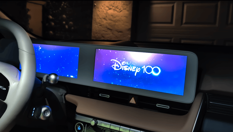 What It's like to Drive the First-Ever Disney-Themed Car: Hyundai Ioniq 5 Disney100 Platinum Edition 5 Exclusive Disney100 Hyundai Animation Hyundai Ioniq 5 Disney100