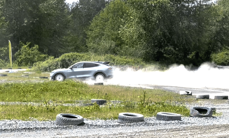 Mustang Mach-E Rally Edition: This Pony Was Born To Play In the Dirt 7 Michelle Miller Kicks Up Dirt In The Ford Mustang Mach-E Rally