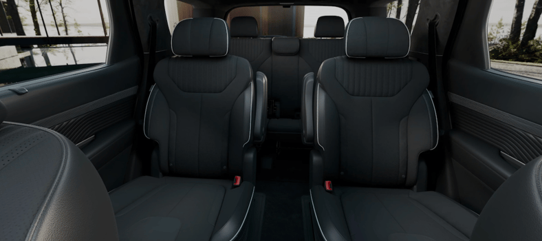 Hyundai Palisade Calligraphy Night Edition Review: One Badass 3-Row SUV 4 The Interior And 3Rd Row In The 2024 Hyundai Palisade Calligraphy Night Edition