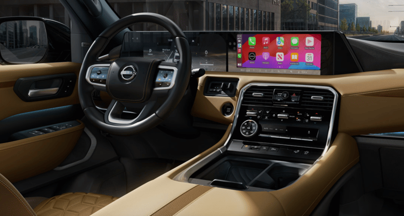 The 2025 Nissan Armada Is Plush and Luxury Filled. How Is it Different From the Infiniti QX80? 4 The New Interior Cabin Of The 2025 Nissan Armada