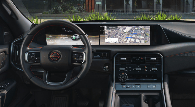 The 2025 Nissan Armada Is Plush and Luxury Filled. How Is it Different From the Infiniti QX80? 5 The Screen In The 2025 Nissan Armada