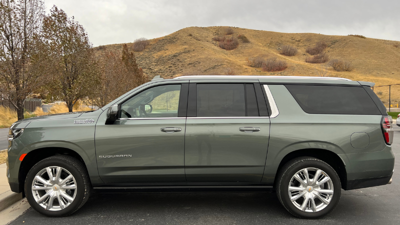 Are Full-Size SUVs Getting Larger? Yes — Here’s Why 10 The Silver Sage Metallic Color On The 2023 Chevrolet Suburban High Country Was A Head-Turner In The Best Way.